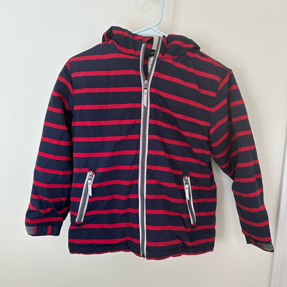 Hanna Andersson Fleece Lined Hooded Winter Ski Snow Jacket, size 10 (140 cm)